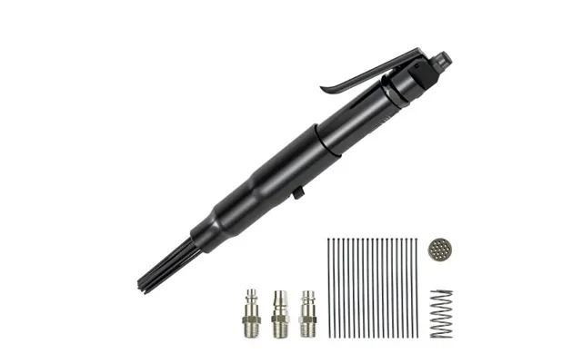 Vevor Air Needle Scaler, 3400bpm Pneumatic Scaler For Rust Paint Removal - With 3-speed Adjustment, 19 Hardened Needles 