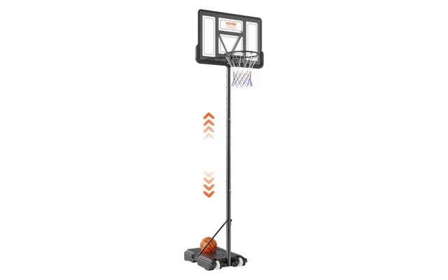 Vevor Basketball Hoop - 4-10 Ft Adjustable Height Portable Backboard System