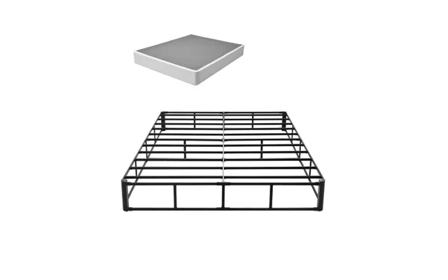 Vevor Box Spring - Queen Size Bed Frame With Washable Fabric Cloth