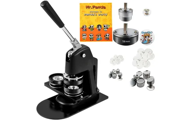 Vevor Button Maker Machine - Multiple Sizes 1 2.25 Inch Badge Punch Press Kit