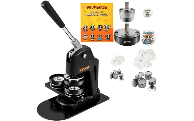 Vevor Button Maker Machine - Multiple Sizes 1.25 2.25 Inch Badge Punch Press Kit