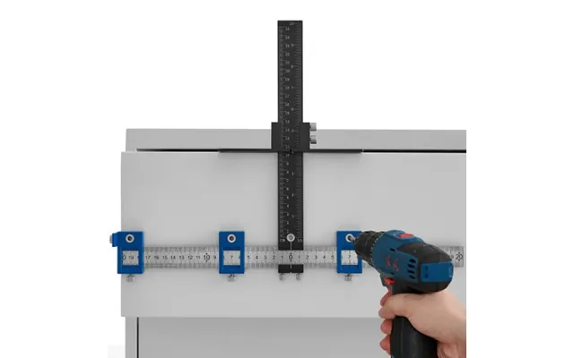 Vevor Cabinet Hardware Jig - Aluminum Alloy And Stainless Steel Cabinet Handle Jig With Center Punch