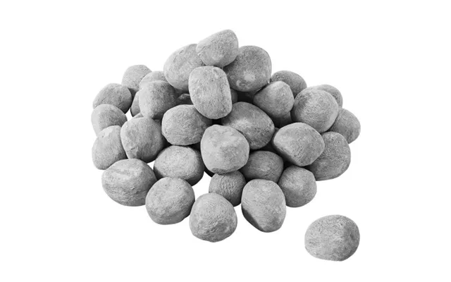 Vevor Ceramic Fire Pebble Stones - 25.4-50.8 Mm 48 Pcs Lava Rocks