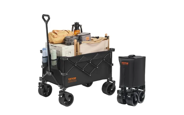 Vevor Collapsible Folding Wagon - 150 L Beach Wagon Cart With All-terrain Wheels product image