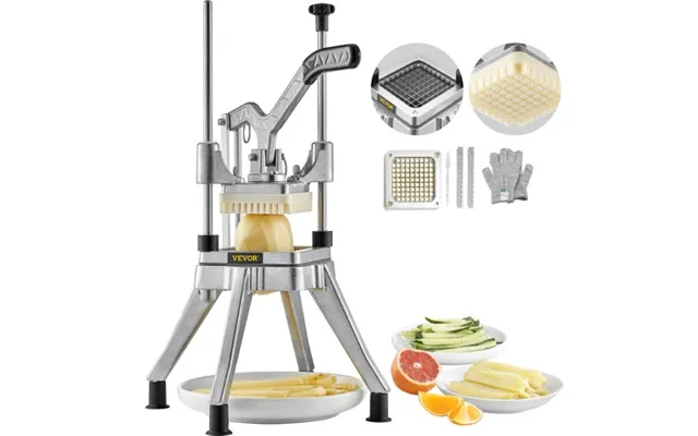 Vevor Commercial Vegetable Fruit Chopper 0.95 Cm Blade Heavy Duty Professional Food Dicer Kattex French Fry Cutter Onion