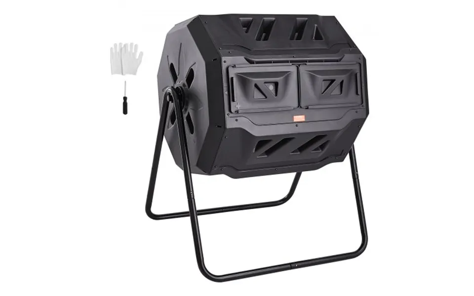 Vevor Compost Bin - 162.8 L Dual Chamber Composting Tumbler