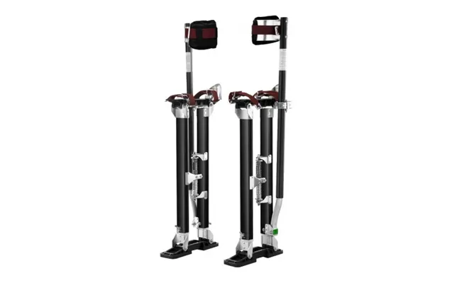 Vevor Drywall Stilts Aluminum Tool Stilts 61 Cm-102 Cm Adjustable Painting Black