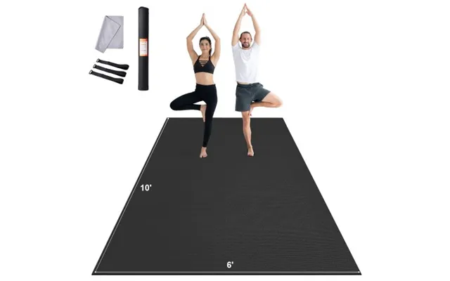 Vevor Exercise Mat Non Slip Yoga Mat Gym Fitness Pilate Workout Mat 3x1 product image