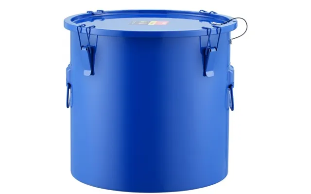 Vevor Fryer Grease Bucket - 10 Gal Oil Disposal Caddy Carbon Steel Fryer Oil Bucket With Rust-proof Coating