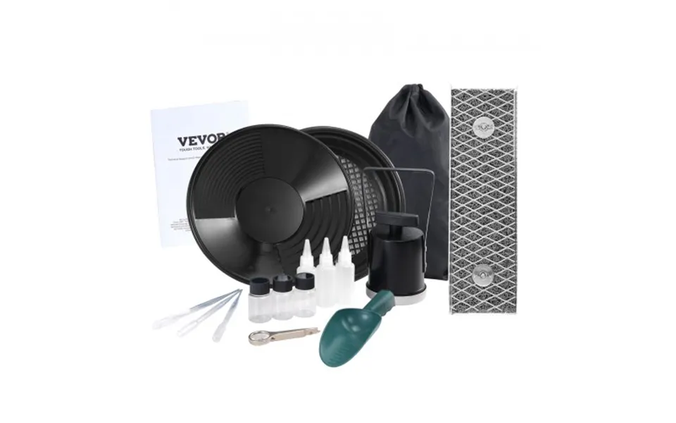 Vevor Gold Panning Kit With Mini Sluice Box - 12 Aluminum Gold Mining Equipment