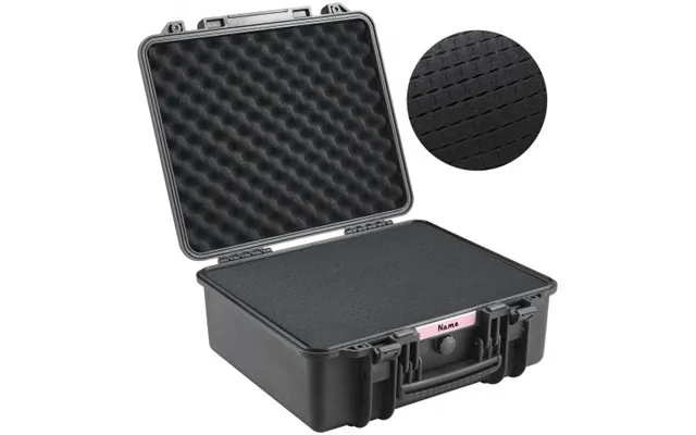 Vevor Hard Pistol Cases With Pre-cut Pu Foam - Waterproof & Dustproof Hard Gun Case For 6 Pistol