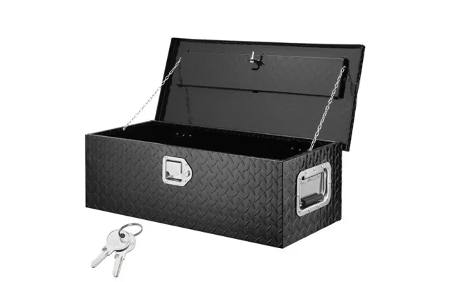 Vevor Heavy Duty Aluminum Truck Bed Tool Box - Diamond Plate Tool Box With Side Handle And Lock Keys product image