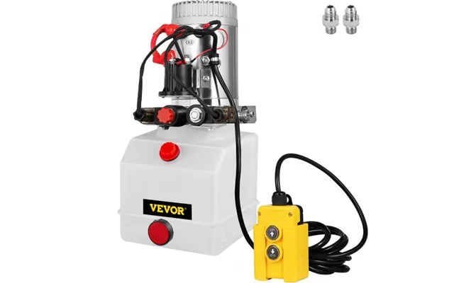 Vevor Hydraulic Pump 3 Quart Hydraulic Power Unit Double Acting Hydraulic Pump For Dump Trailer Car Lifting 12v Dc Plast product image