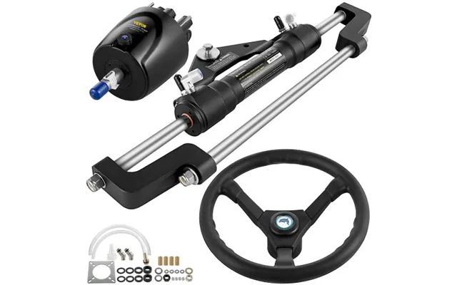 Vevor Hydraulic Steering Kit 300hp - Hydraulic Boat Steering Kit Helm Pump