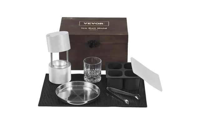 Vevor Ice Ball Press Kit - Aircraft Al Alloy Ice Press With Ice Block Mold