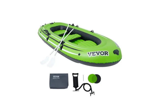 Vevor Inflatable Boat - 3-person Inflatable Fishing Boat