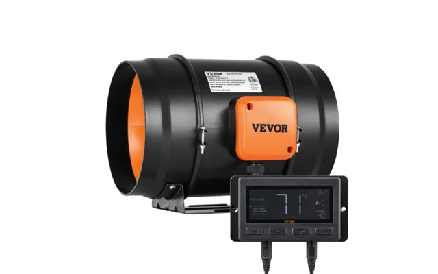Vevor Inline Duct Fan - 203.2mm 506.2 Cfm With Temperature Humidity Controller product image