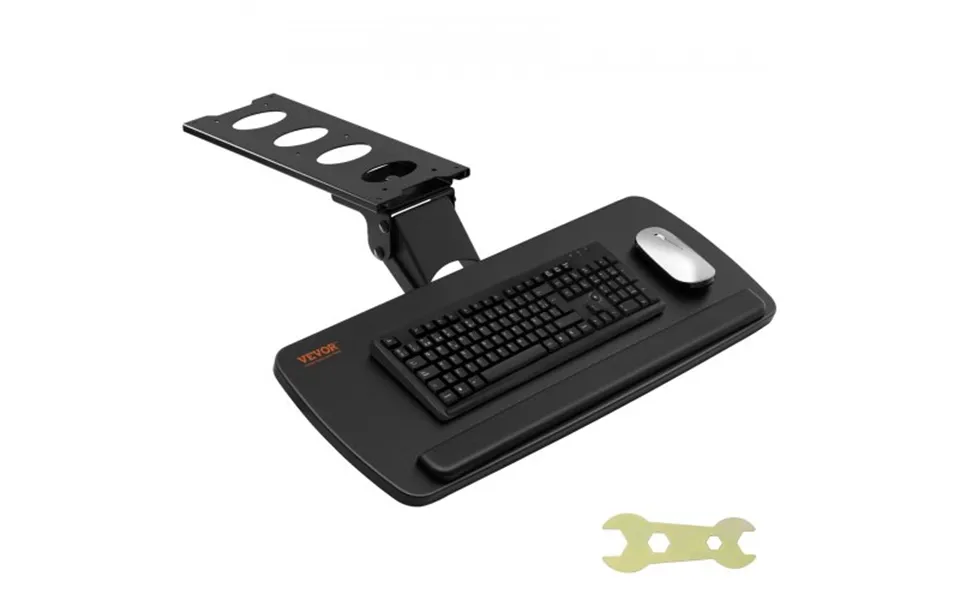 Vevor Keyboard Tray Under Desk Adjustable Height - Height And Angle Adjustable Under Desk Keyboard Tray Slide Out