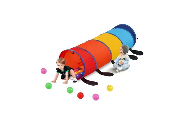 Vevor Kids Play Tunnel Tent For Toddlers - Colorful Pop Up Caterpillar Crawl Tunnel Toy For Baby Or Pet