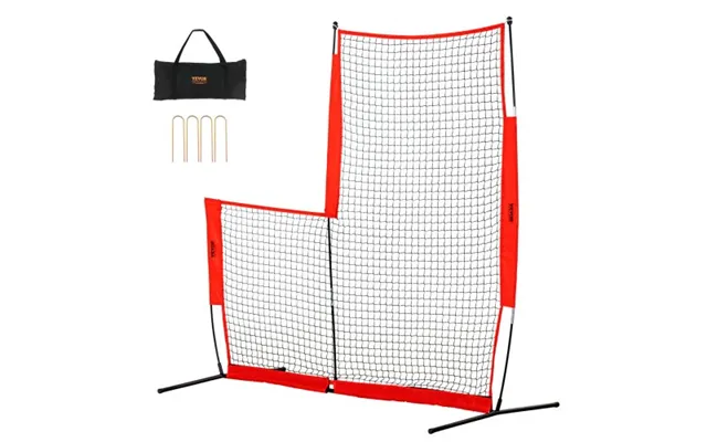Vevor L Screen Baseball For Batting Cage - 7x7 Ft Baseball & Softball Safety Screen