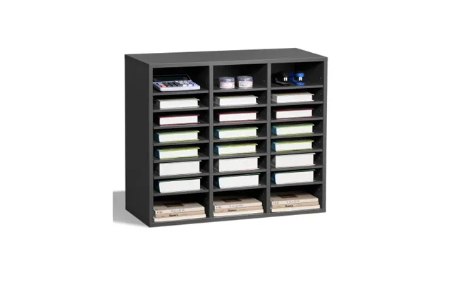 Vevor Literature Organizer - 24 Compartments Office Mailbox With Adjustable Shelves