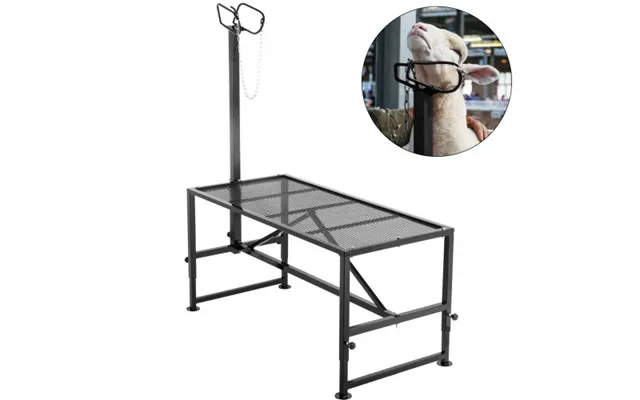 Vevor Livestock Stand 51x23 Inches - Trimming Stand With Straight Head Piece
