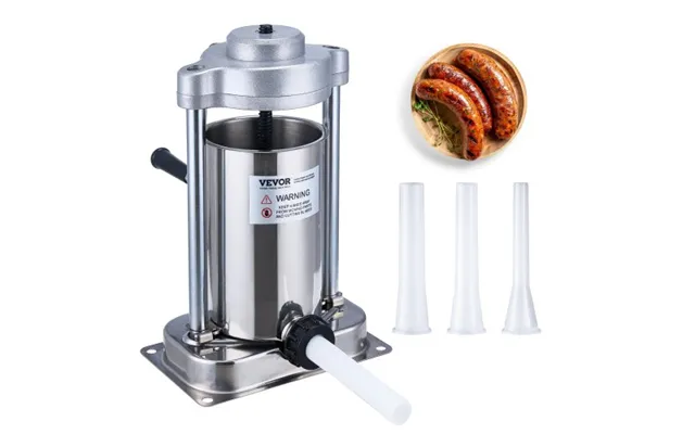 Vevor Manual Sausage Stuffer - 2 L 5 Lbs Vertical Sausage Machine With G-type Clamp