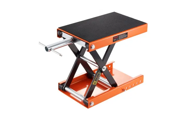Vevor Motorcycle Scissor Jack Lift 499.5 Kg Wide Deck Hoist Stand For Atvs Bike
