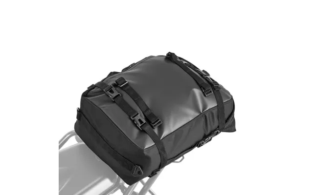 Vevor Motorcycle Tail Bag - 30 L Motorcycle Rear Seat Bag With Waterproof Rain Cover