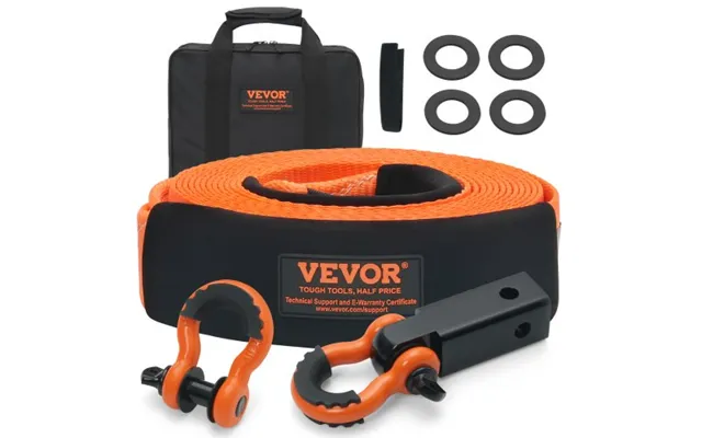 Vevor Polyester Heavy Duty Tow Strap Recovery Kit 3 X 30 Ft 7 product image