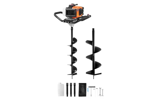 Vevor Post Hole Digger Gas Powered - 52cc 1450w Earth Auger