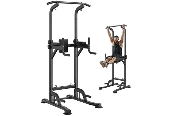 Vevor Power Tower Dip Station - 10-level Height Adjustable Pull Up Bar Stand product image