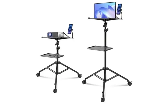Vevor Projector Stand With Wheels - Laptop Stand Tripod Adjustable Height From 31 product image