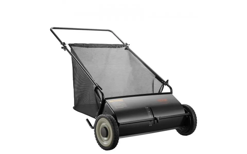 Vevor Push Lawn Sweeper - 26-inch Leaf & Grass Collector