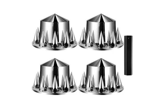 Vevor Rear Axle Wheel Covers - Spiked Axle Cover For Semi Truck product image