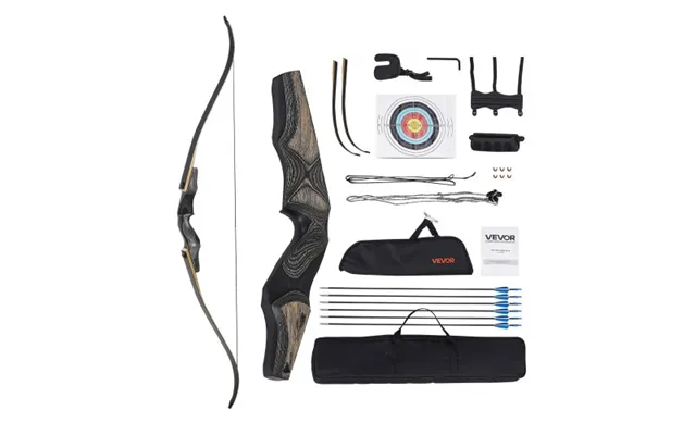 Vevor Recurve Bow And Arrows Kit - 60 Inch Wooden Takedown Bows