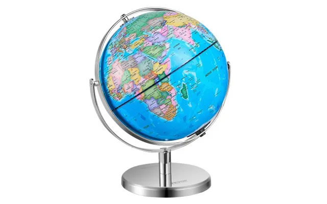 Vevor Rotating World Globe With Stand - 13 In 330.2 Mm