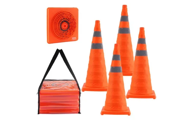 Vevor Safety Cones - 4 Pack 28 Inch Collapsible Traffic Cones product image
