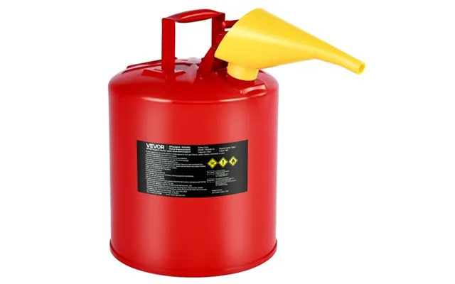 Vevor Safety Gas Can - 5 Gallon Type I Red Safety Can For Gasoline With Stainless Steel Flame Arrester