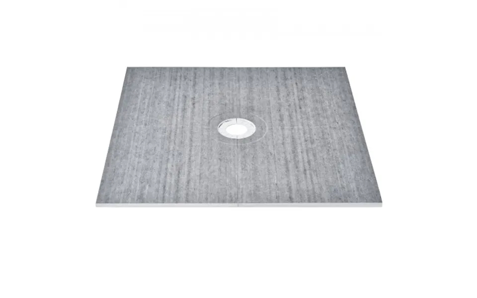 Vevor Shower Curb Kit - 1828x1828mm Shower Pan Kit With 160mm Central Drain