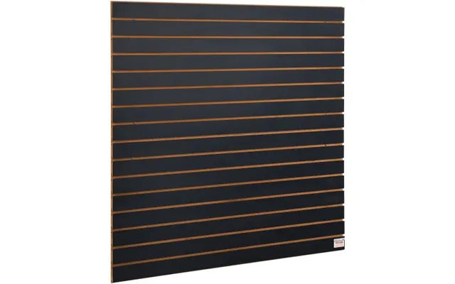 Vevor Slatwall Panels - 4 Ft X 2 Ft Black Garage Wall Panels 24 H X 48 L Set Of 2 Panels product image