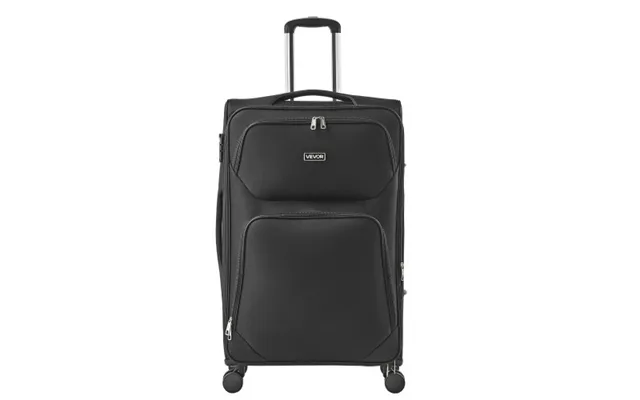Vevor Softside Expandable Luggage With Spinner Wheels - 24 Inch 71 Cm Softside Checked Large Luggage