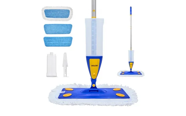 Vevor Spray Mop - With 3 Washable Pads For Dry And Wet Floor Cleaning And A 27oz Refillable Water Tank