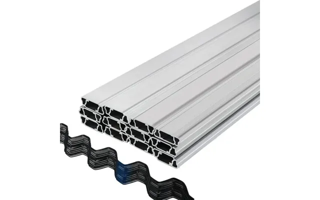 Vevor Spring Wire And Lock Channel - 6.56ft Spring Lock & U-channel Bundle For Greenhouse