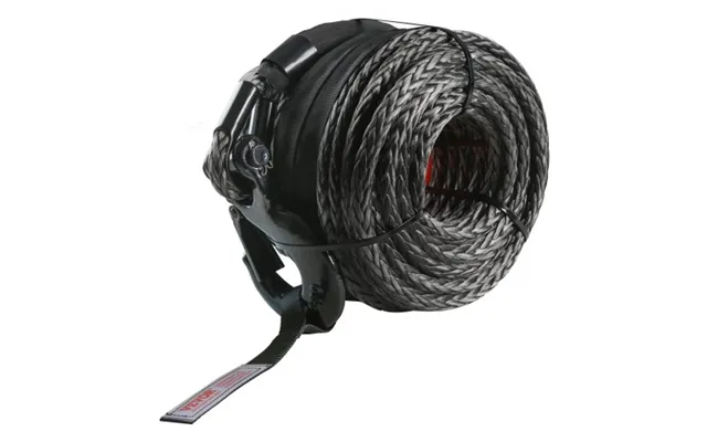 Vevor Synthetic Winch Rope - 9.5 Mm X 30.48 M 12,020 Kg Synthetic Winch Line Cable Rope With Protective Sleeve Forged Wi product image