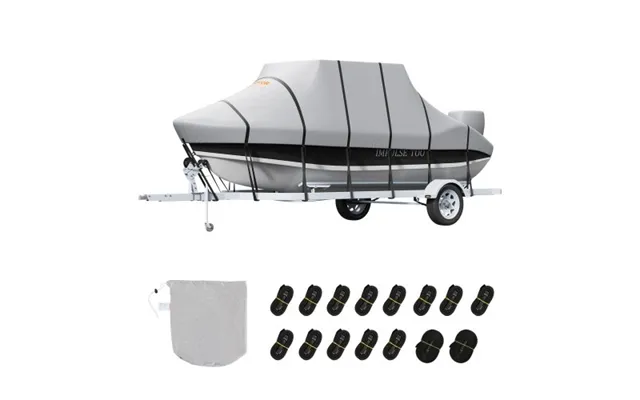 Vevor T Top Boat Cover - 20'-22' Waterproof Trailerable T-top Boat Cover