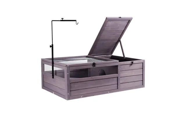 Vevor Tortoise Habitat - Wooden Tortoise House Indoor & Outdoor