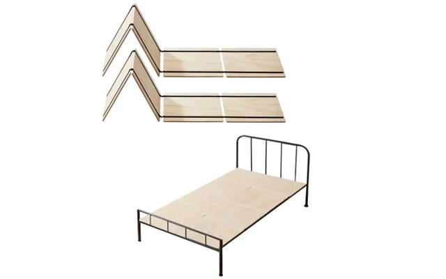 Vevor Twin Size Bunkie Board - 10 Mm Foldable Bed Board Slats With Connection