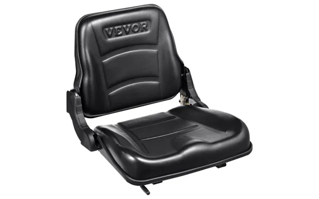 Vevor Universal Forklift Seat - Fold Down Tractor Seat With Adjustable Angle Back And Micro Switch product image