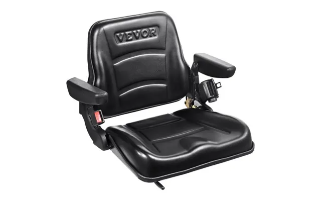 Vevor Universal Forklift Seat - Fold Down Tractor Seat With Adjustable Angle Back product image